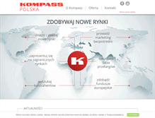 Tablet Screenshot of kompass.com.pl